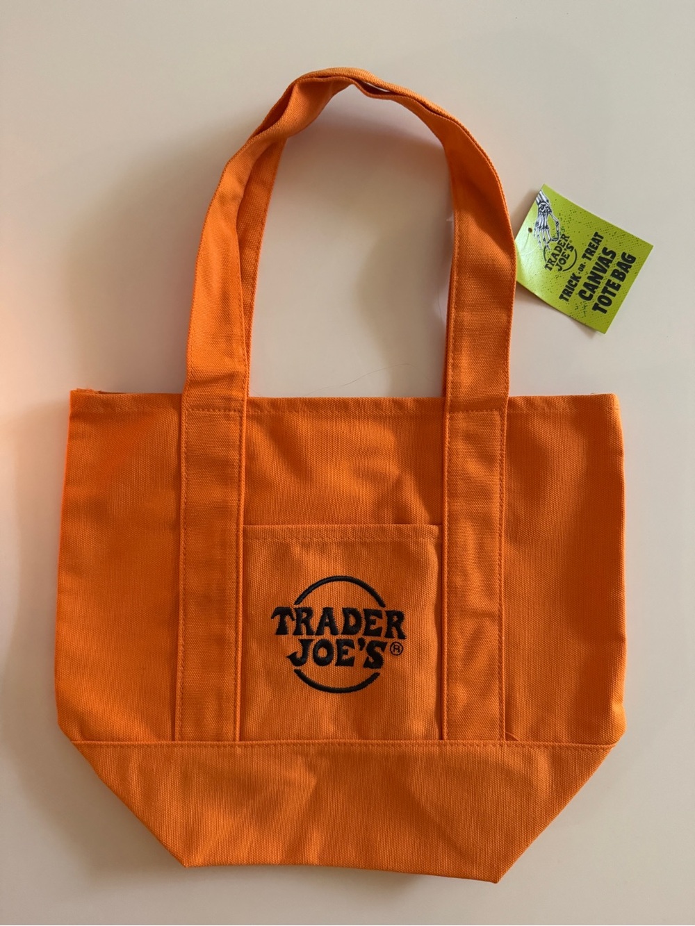 Trader Joe's Halloween Mini Canvas Tote Bag - Everyday Fall Tote